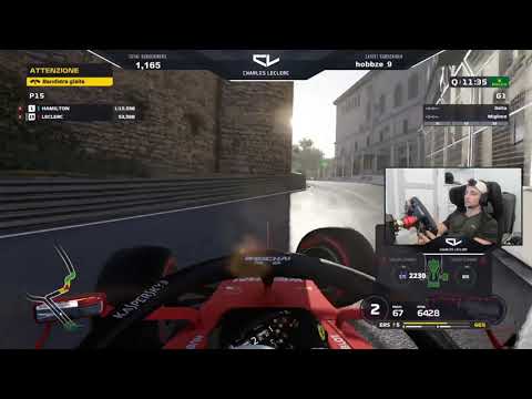 Charles LeClerc Baku Crash Comparison