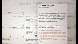 Malicious Calendar Popups on iPhone SOLVED!