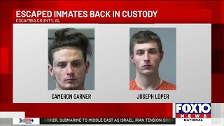 UPDATE: Inmates who escaped from detention center in Brewton now in custody