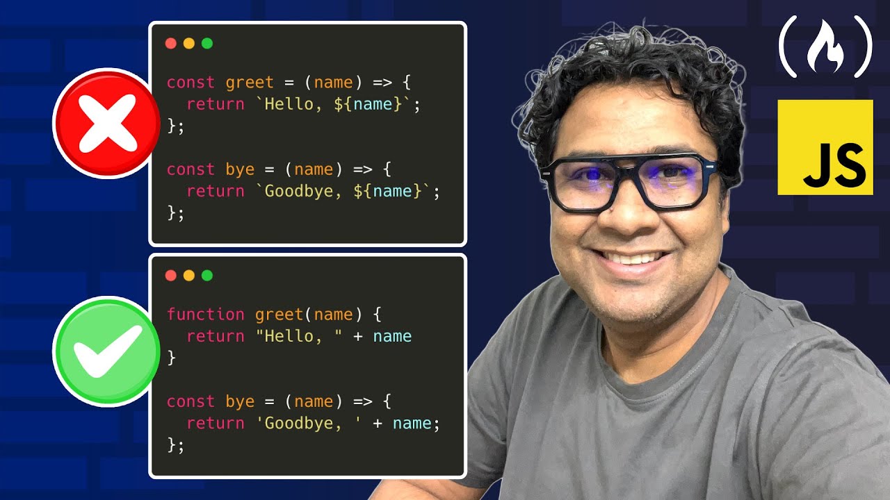 JavaScript Clean Code Course – Fix Code Smells & Refactor