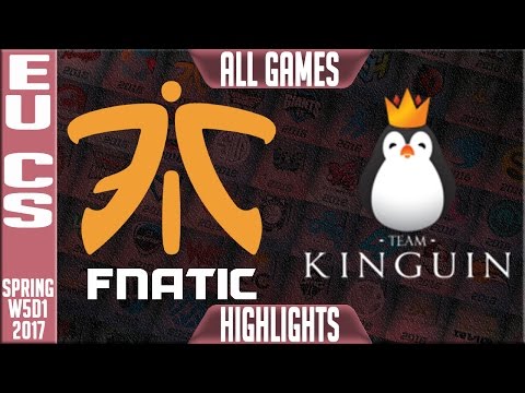 Fnatic Academy vs Kinguin Highlights All Games - EUCS Week 5 Spring 2017 - FNA vs KNG All Games