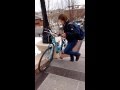 Tufts University Memorial Steps Bike Groove