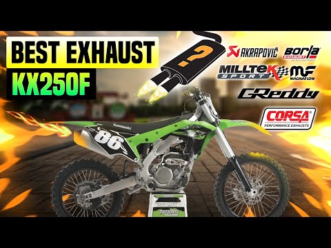 Kawasaki KX250F Exhaust Sound 🔥 FMF,Review,Mods,Upgrade,Akrapovic,LeoVince,Yoshimura,Pro Circuit+