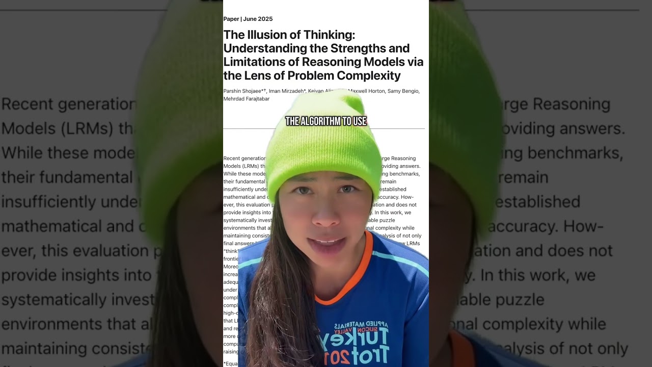 Apple AI research on LLMs and the illusion of thinking, testing reasoning models on classic puzzles