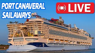 🔴 Live: 6 Cruise Ships Sail Away from Port Canaveral! 12.14.25