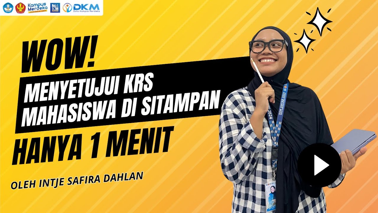 TUTORIAL PERSETUJUAN KRS MAHASISWA