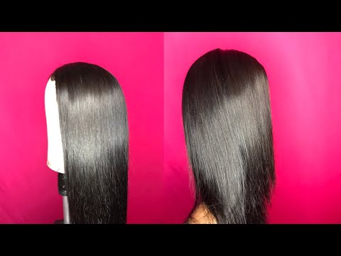 How to Flat Iron A Wig | Very Easy | Step by Step🎀 Video