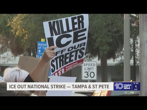 "ICE Out" national strike today, including in the Tampa Bay Area