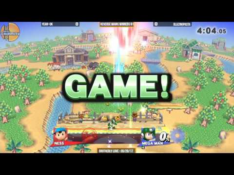 BL  BlazingPasta (Mega Man) vs Yeah~OK (Ness) - Winners Round 1 - Reverse Mains