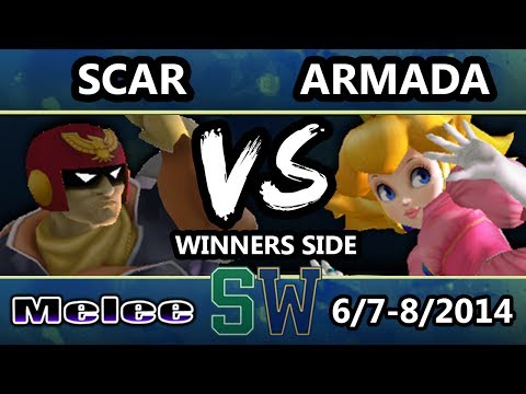 Super SWEET - Scar (Captain Falcon) Vs. Armada (Peach) - Winners Bracket