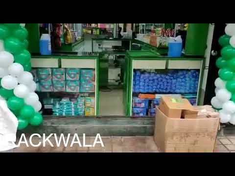 Mild steel green supermarket cash counter manufacturermanufa...