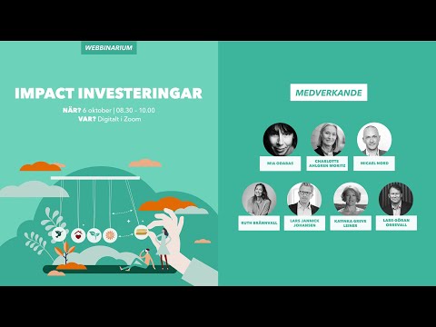 , title : 'Webbinarium: Impact investeringar - hur utvecklar vi det sociala investeringslandskapet i Sverige?'