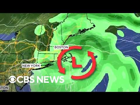 Storm system over East Coast to strengthen into nor'easter, National Weather Service warns
