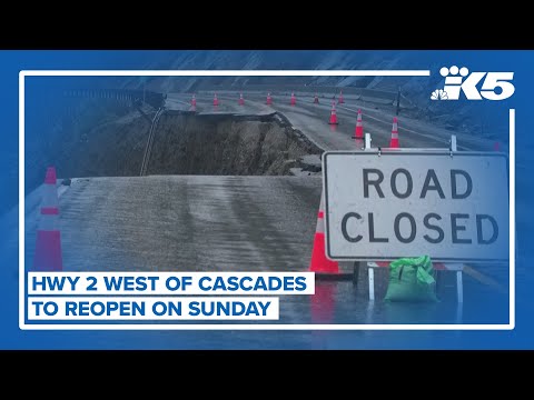 Hwy 2 west of Cascades to reopen on Sunday