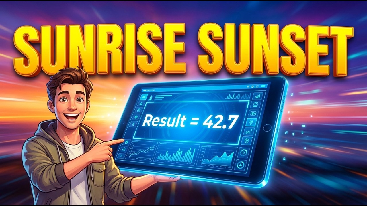Sunrise Sunset Interactive Calculator
