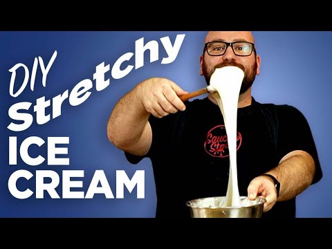 Stretchy Ice Cream - Can I Make It Stretch Using A 500-Year-Old Technique?? AS Comedy