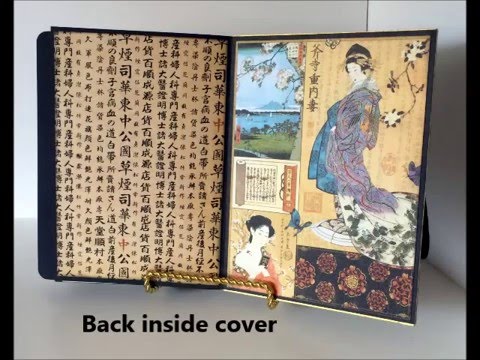 Graphic 45's Bird Song Altered File Folder Journal / Mini Album Combination