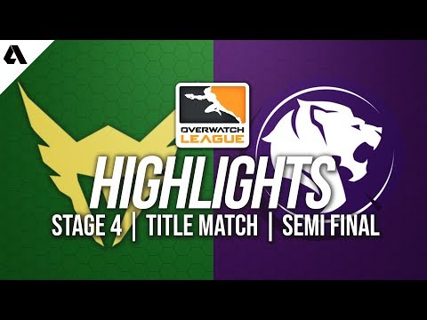 LA Valiant vs LA Gladiators | Overwatch League Highlights OWL Stage 4 Semi Finals