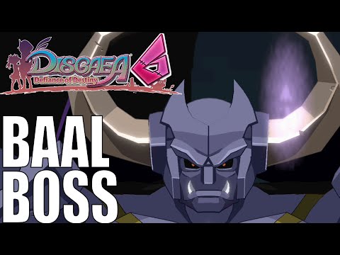 Disgaea 6 Baal Boss Cutscenes! Transcenders Dimension!