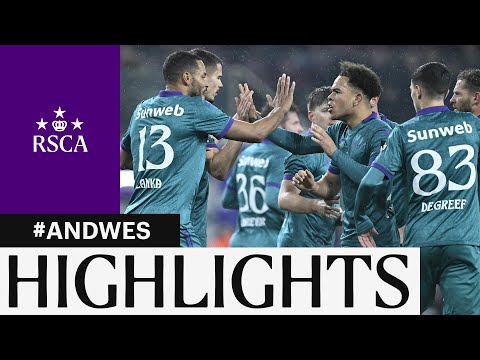 RSC Royal Sporting Club Anderlecht Bruxelles 4-1 K...