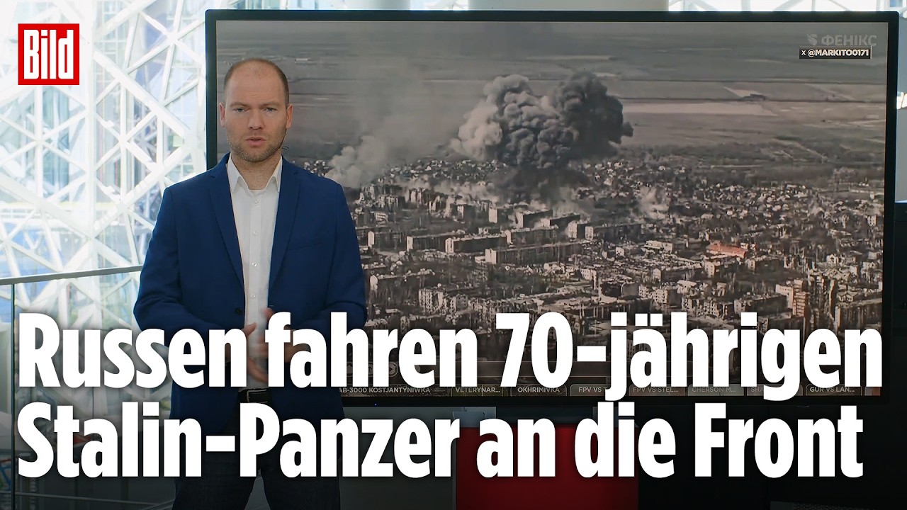 Putin wirft Mega-Bombe auf Zentrum von Frontstadt | BILD-Lagezentrum