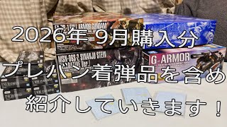 【雑談動画】プレバン朝市に感謝！w プレバン9月発送分を含め、最近の再販などで購入したガンプラ購入品を紹介していきます！