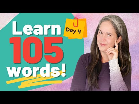 LEARN 105 ENGLISH VOCABULARY WORDS | DAY 4
