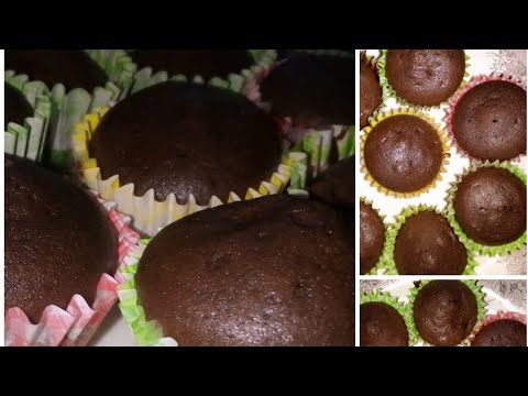 Basic Chocolate Cupcakes without OVEN /By cook with Areeba