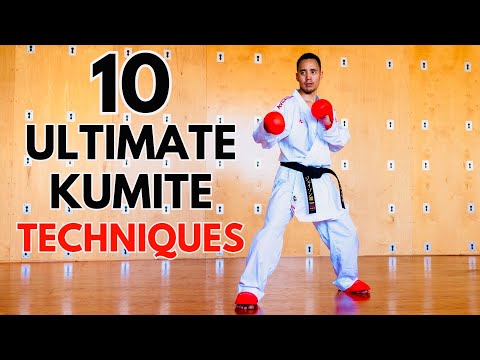 10 KARATE KUMITE TECHNIQUES 🥋⛩️