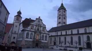 preview picture of video 'Zeitraffer Wangen im Allgäu - Marktplatz/Rathaus/Kirche'