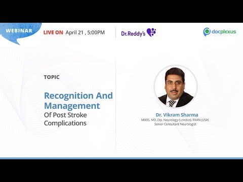 Recognition and Management of Post Stroke Complications