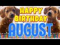 Happy Birthday August Funny Talking Dogs What Is Free On My Birthday