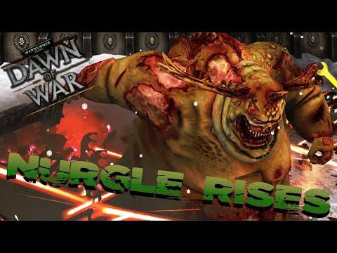 Nurgle Daemons and Death Guard VS Imperial Guard and Space Marines |Dawn of War 40K| Ultimate Zero