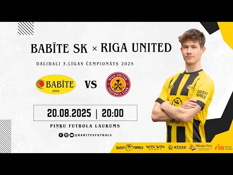 Babīte SK x Riga United | DaliDali 3.līgas 2025.gada čempionāts 