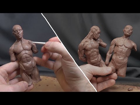 Sculpting MODELING OF A HUMAN BODY, PROPORTION AND FORM OF THE BODY