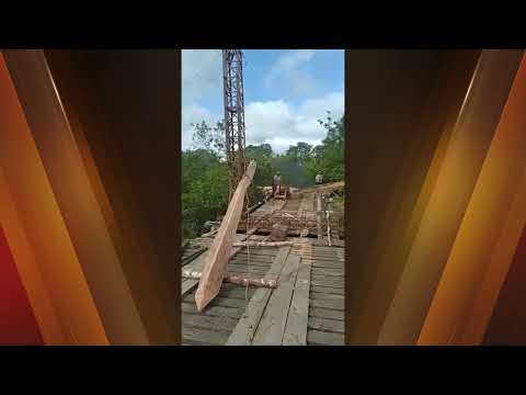 Chuva no Norte do Estado causa estragos e derruba pontes entre Camapuã e São Gabriel do Oeste