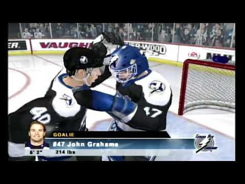 NHL 06 Season mode - Philadelphia Flyers vs Tampa Bay Lightning