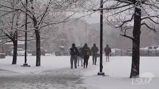 02-03-2024 Boulder, CO - Heavy Wet Snow Blankets Residents and CU Students