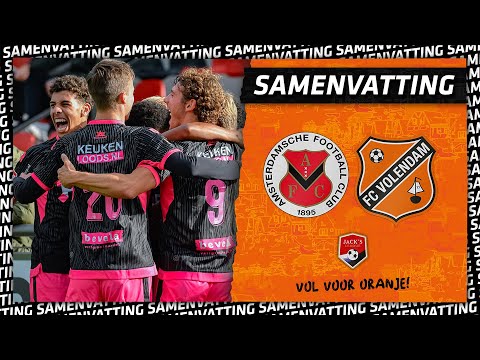 Jong FC Volendam stunt tegen AFC | Samenvatting AFC - Jong FC Volendam