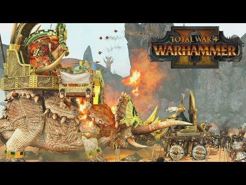 Mortal Empires - Dwarfs vs Lizardmen 2v2 // Total War: Warhammer Online Battle #17