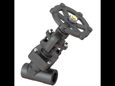 Forged steel y type globe valve, for water, size: 20mm diame...