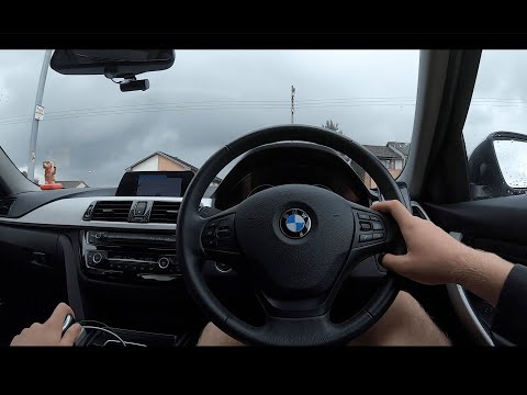 2018 BMW F30 316d | POV | Review | Rainy Drive | City & Motorway