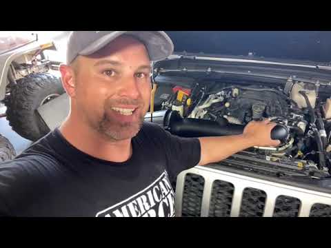 Jeep JT / JL K&N Cold Air intake install