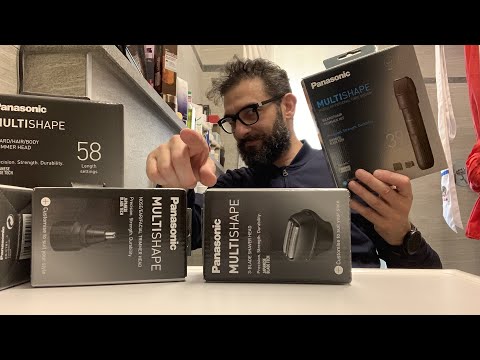 Panasonic | Barzdos, plaukų, kūno kirpimo priemonių rinkinys | ER-CKN2-A301 MultiShape | Belaidis | Drėgnas ir sausas | Ilgio žingsnių skaičius 58 | Juodas video
