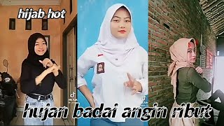 Download lagu hujan badai angin ribut//tiktok hijab hot viral mp3