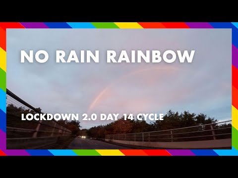 Lockdown 2.0 Day 14 | No Rain Rainbow | Show Support to Other Cyclists | Cycling Couple