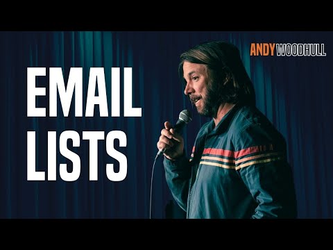 Email Lists | Andy Woodhull Stand-Up Comedy | Best Comedy 2021