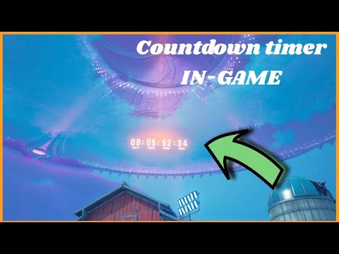 Fortnite SkyFire Event Countdown timer IN-GAME! (SEASON 7) Showcase