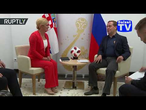 Russia  Croat Pres praises ‘football diplomacy’ at Medvedev meet