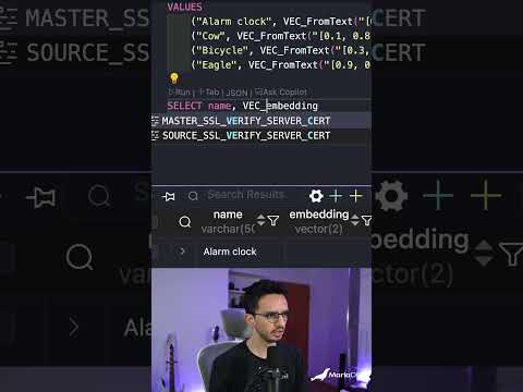 MariaDB as a Vector Database: Store & Search Embeddings Fast!